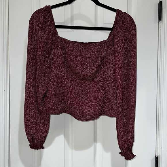 Abercrombie & Fitch Off The Shoulder Top - Picture 1 of 2